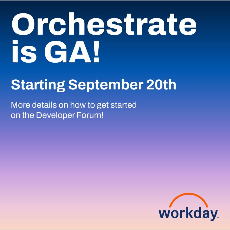Workday Orchestrate